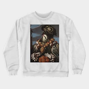 Winter by Style of Giuseppe Arcimboldo Crewneck Sweatshirt